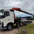 VOLVO FH 460 8X2 FLAT CRANE