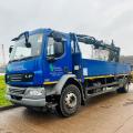 DAF FA LF 55.220 18 TON DROPSIDE CRANE