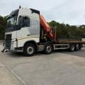 VOLVO FH 8X2 FLAT CRANE DRAWBAR