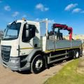 DAF LF 260 18 TON DROPSIDE CRANE