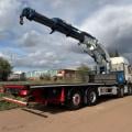 DAF CF 460 8X2 FLAT CRANE D/BAR