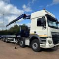 DAF CF 460 8X2 CHEESEWEDGE CRANE