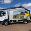 MERCEDES-BENZ ATEGO 816 POLE CARRIER CRANE
