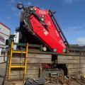 DAF CF 450 8 WHEEL CHEESEWEDGE CRANE