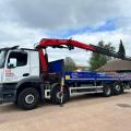 MERCEDES-BENZ AROCS 3246 8X2 FLAT CRANE