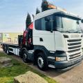 SCANIA R410 8X2 FLAT 66 TON CRANE