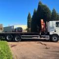 DAF 85 CF 380 6X2 FLAT CRANE
