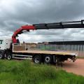 SCANIA R450 8X2 FLAT CRANE