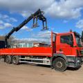 MAN TGM 26.340 6X2 DROPSIDE CRANE