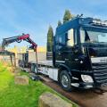 DAF XF 510 6X2 DROPSIDE CRANE D/BAR