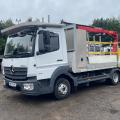 MERCEDES-BENZ ATEGO 816 POLE CARRIER CRANE