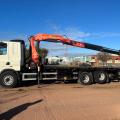 DAF 85 CF 380 6X2 FLAT CRANE