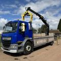 DAF LF 220 18 TON DROPSIDE CRANE