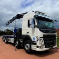 VOLVO FM 460 8X2 FLAT CRANE