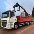DAF CF 450 FAN 6X2 FLAT CRANE