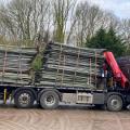 RENAULT C460 8X2 FLAT CRANE