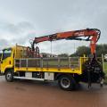 ISUZU F110 210 11 TON DROPSIDE CRANE