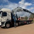 DAF CF 460 8X2 FLAT CRANE D/BAR