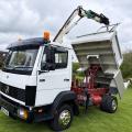 MERCEDES-BENZ 814 7.5 TON TIPPER CRANE