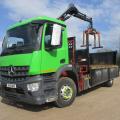 MERCEDES-BENZ AROCS 1824 18 TON DROPSIDE TIPPER GRAB