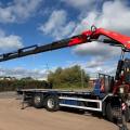 SCANIA G440 8X2 FLAT FASSI CRANE D/BAR