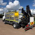 MERCEDES-BENZ ATEGO 816 POLE CARRIER CRANE