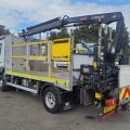 MERCEDES-BENZ ATEGO 816 POLE CARRIER CRANE