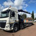 DAF CF 460 8X2 CHEESEWEDGE CRANE