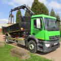 MERCEDES-BENZ AROCS 1824 18 TON DROPSIDE TIPPER GRAB