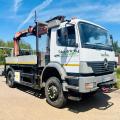 MERCEDES-BENZ ATEGO 1823 4X4 DROPSIDE CRANE