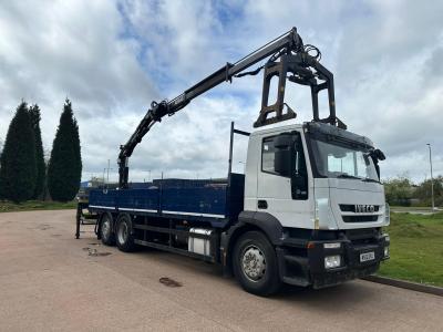 IVECO STRALIS 310 6X2 D/SIDE CRANE