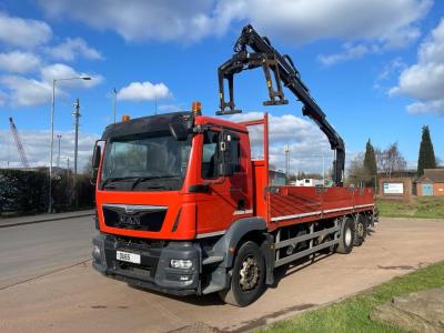 MAN TGM 26.340 6X2 DROPSIDE CRANE