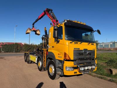 HINO 700 SERIES 3241 8X4 HOOK CRANE D/BAR