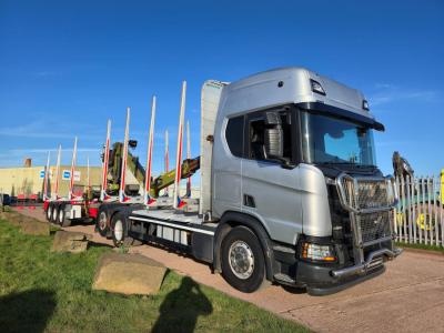 SCANIA R500 XT FORESTRY DRAWBAR OUTFIT
