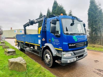 DAF FA LF 55.220 18 TON DROPSIDE CRANE