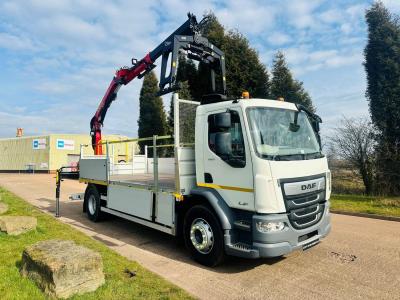 DAF LF 260 18 TON DROPSIDE CRANE