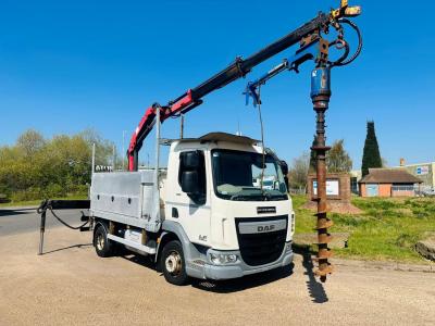 DAF LF 150 POLE ERECTOR CRANE