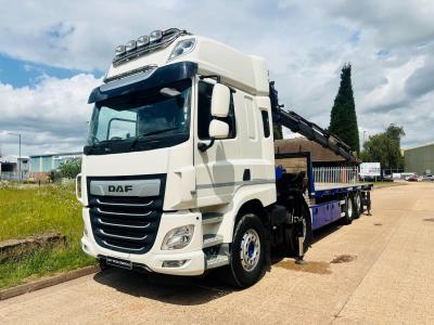 DAF CF 460 8X2 FLAT CRANE