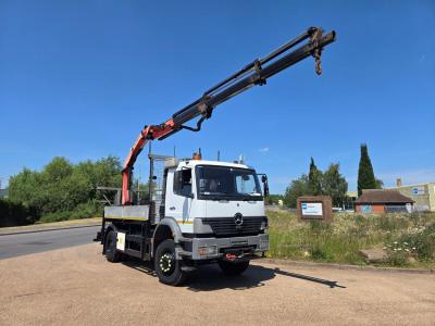 MERCEDES-BENZ ATEGO 1823 4X4 DROPSIDE CRANE