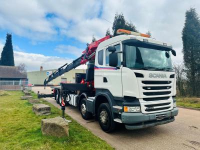 SCANIA R410 8X2 FLAT 82 TON CRANE