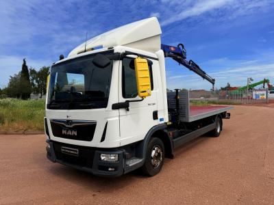 MAN TGL 7.160 7.5 TON FLAT CRANE
