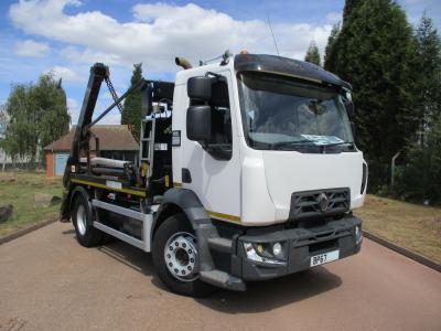 RENAULT D250 18 TON HYVA SKIP LOADER