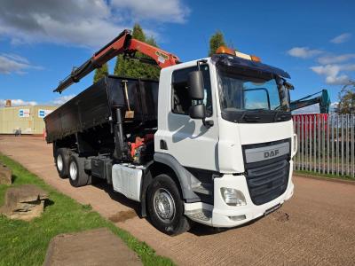 DAF CF 330 6X2 DROPSIDE TIPPER GRAB