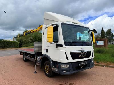 MAN TGL 7.160 7.5 TON FLAT CRANE