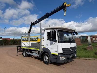 MERCEDES-BENZ ATEGO 816 POLE CARRIER CRANE