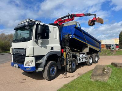 DAF CF 450 8X4 TIPPER GRAB