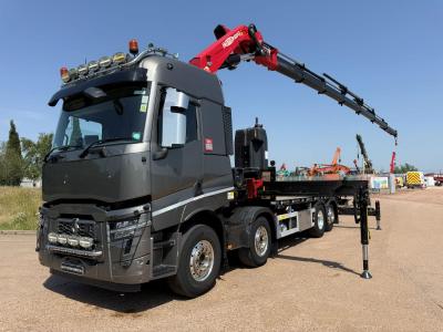 RENAULT C460 8X2 FLAT CRANE