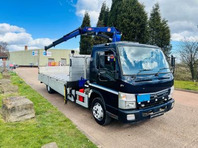 MITSUBISHI FUSO CANTER 7C15 DROPSIDE CRANE