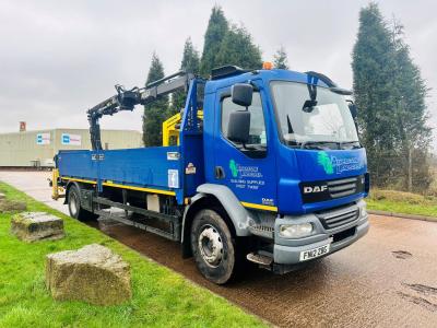 DAF FA LF 55.220 18 TON DROPSIDE CRANE