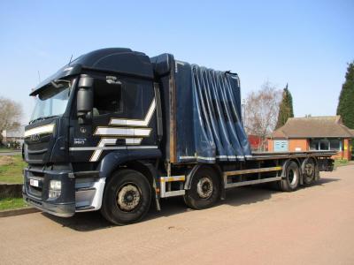 IVECO STRALIS 8X2 SLIDING CANOPY